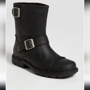 UGG Australia 'Rockville II' Boot (Men)Black Leather Buckle Boots Size 8